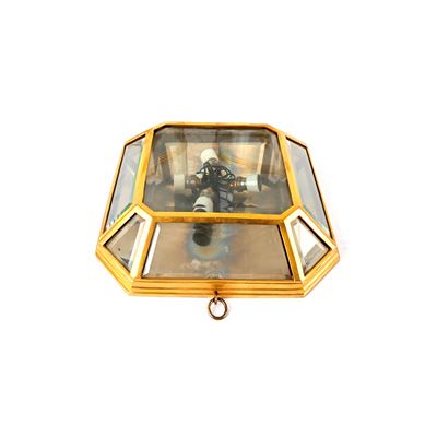 Plafoniera in Ottone Dorato