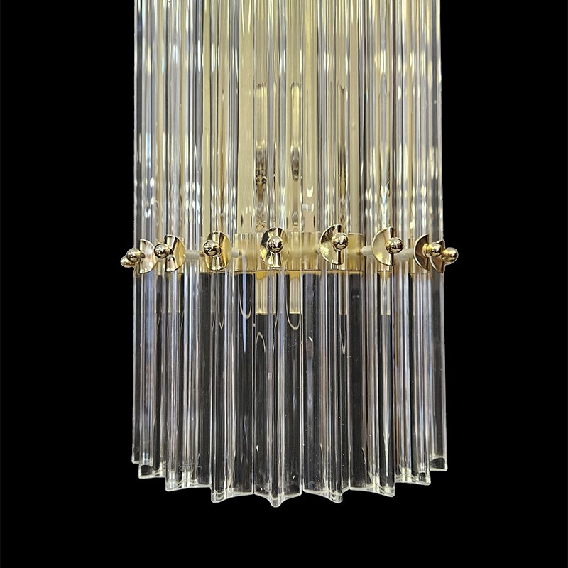 Coppia di appliques a mezzaluna