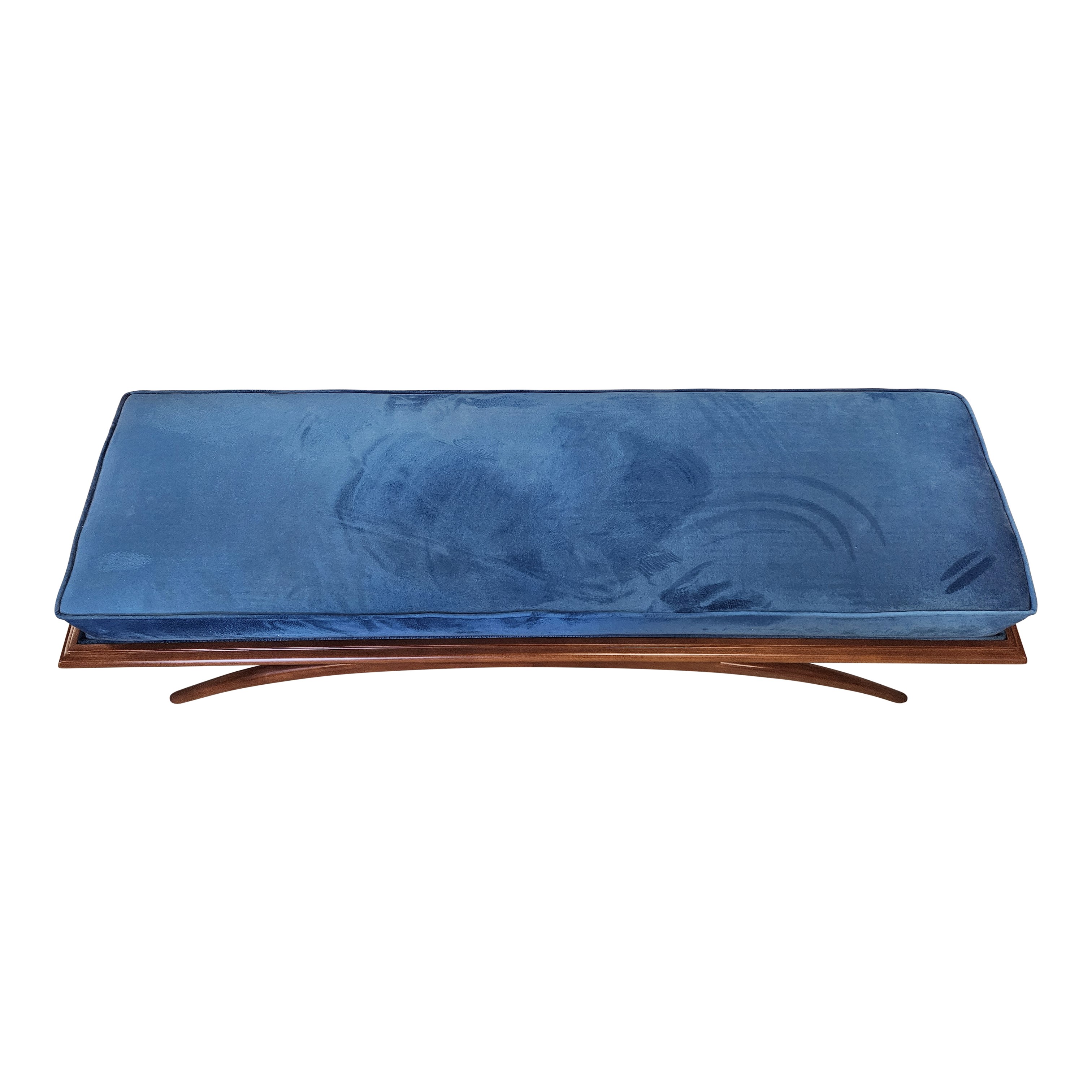 Panca con struttura rettangolare in legno