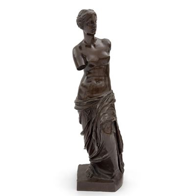 Ferdinand Barbedienne, Venere di Milo in bronzo patinato