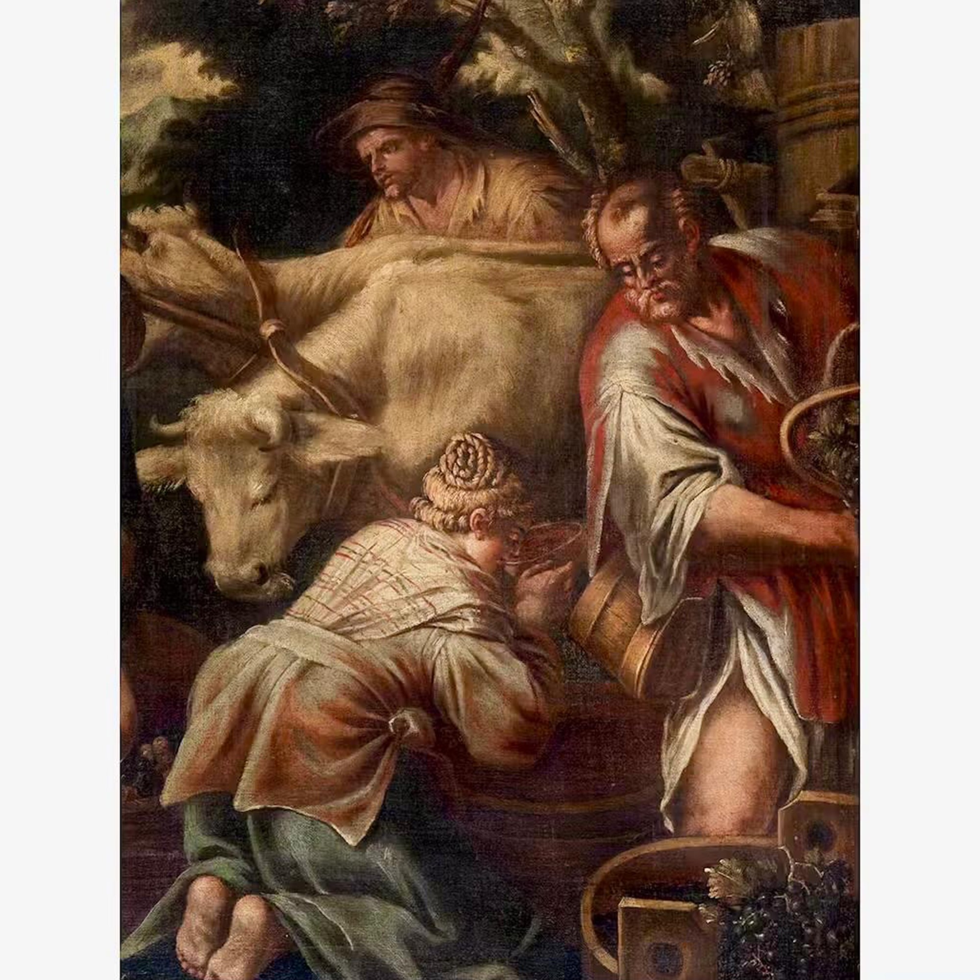 Francesco Bassano il Giovane (cerchia), Allegoria dell’Autunno e dell’Inverno