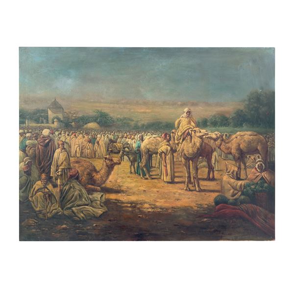 Scena di mercato arabo, XX secolo