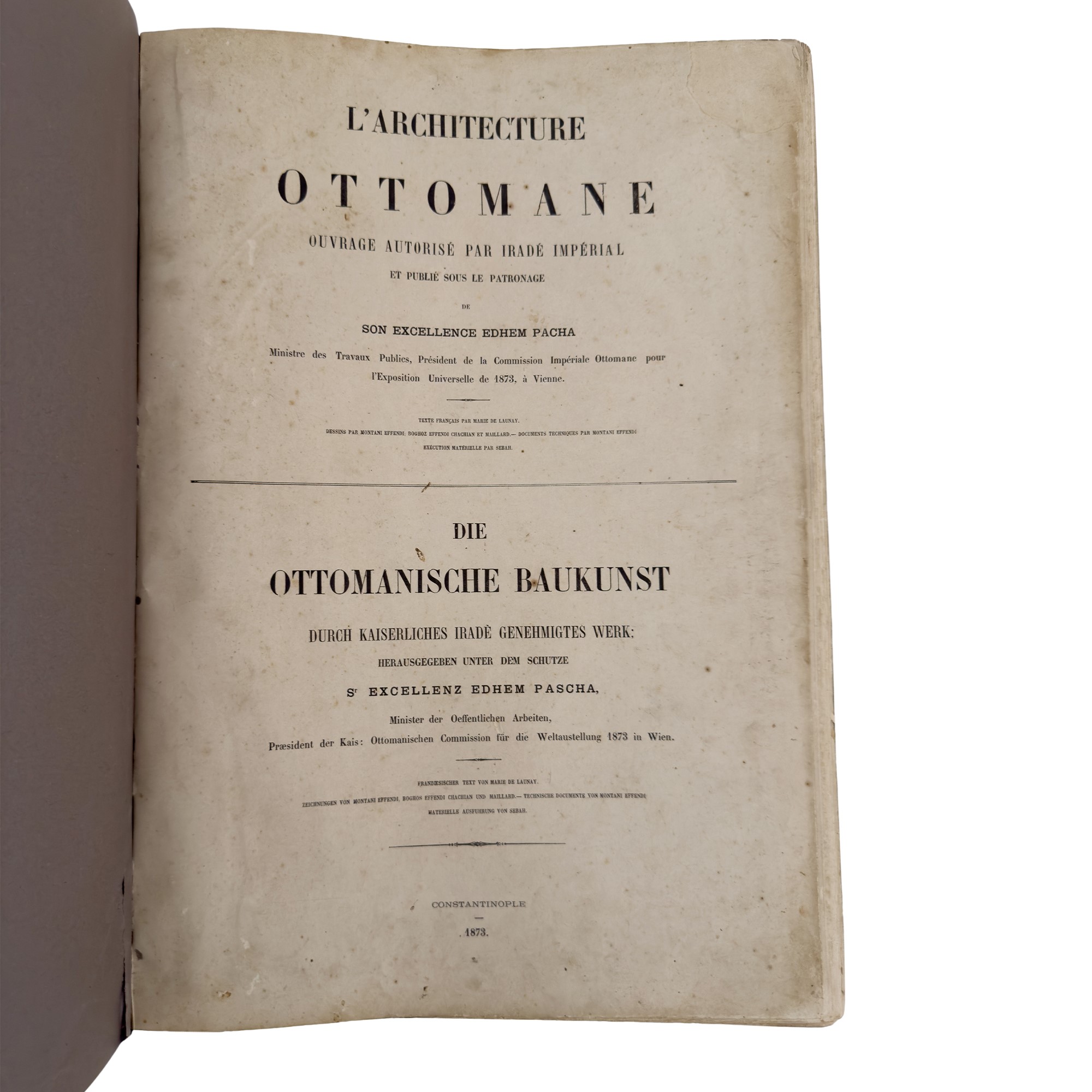 L'Architettura Ottomana, Costantinopoli, 1873