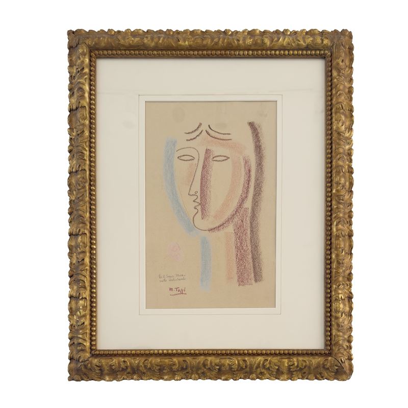 Mario Tozzi, Testina con frangetta, 1977