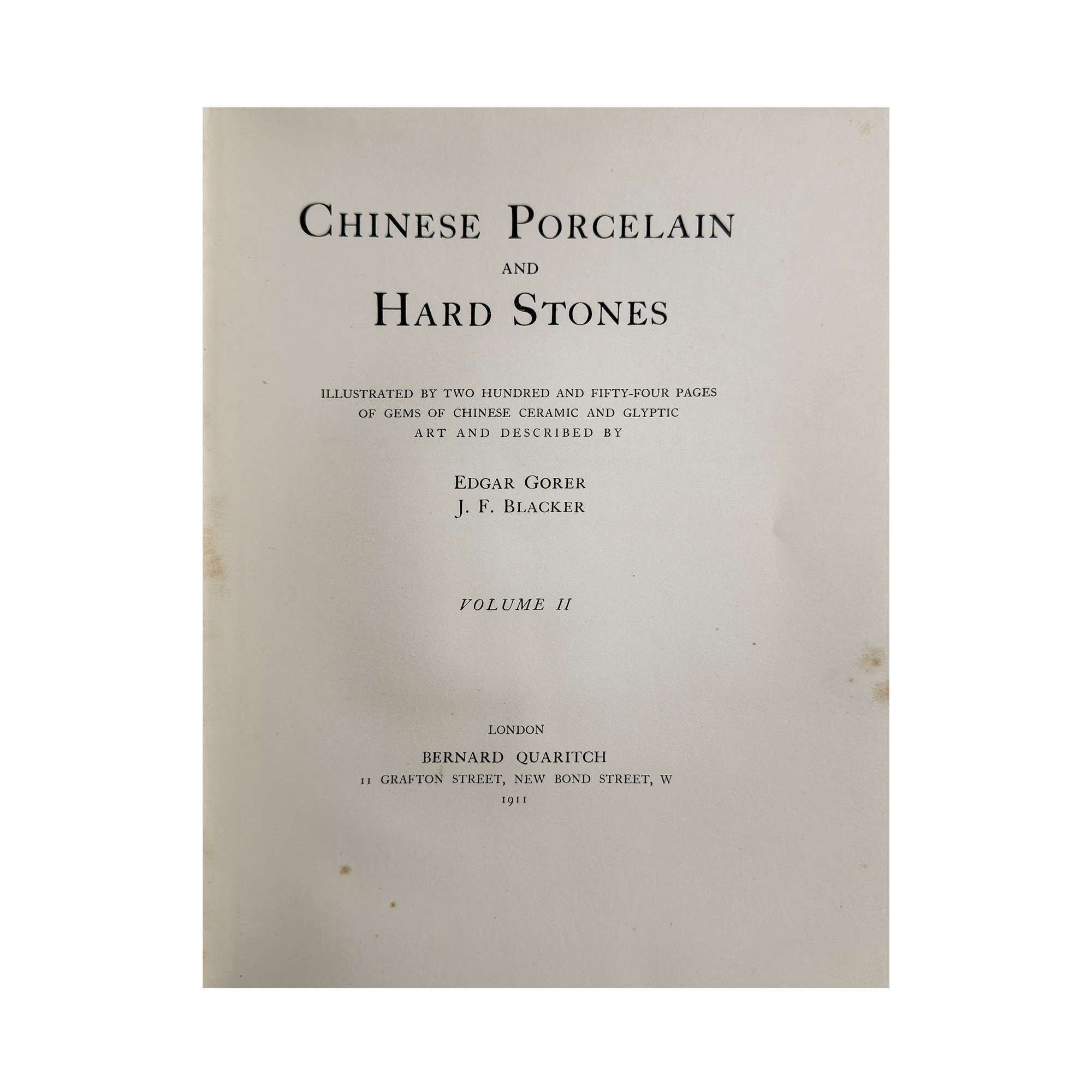 Gorer, Edgar - Blacker, J. F.