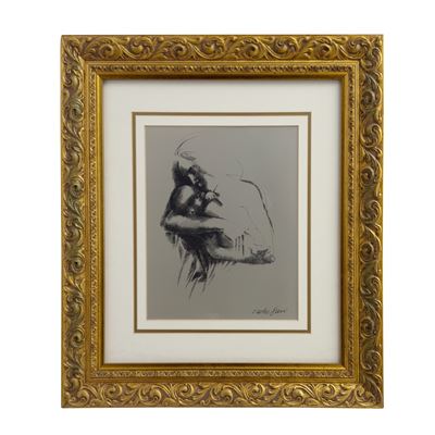 Emilio Greco, Maternità - Litografia su lastra, edizione 781/925