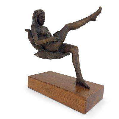 Leonardo Lucchi, La calza, bronzo patinato