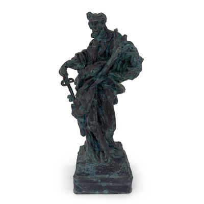 Giuseppe Ducrot, San Paolo, bronzo patinato, 2015