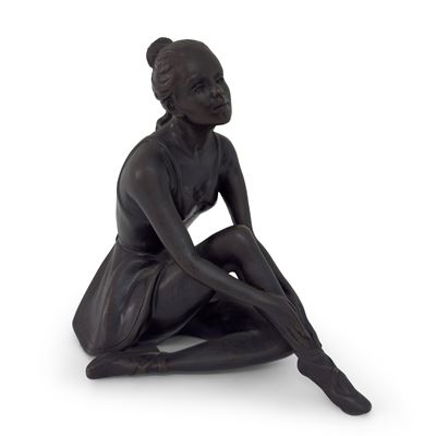 Guido Mariani, Ballerina seduta, bronzo patinato, edizione 30/75