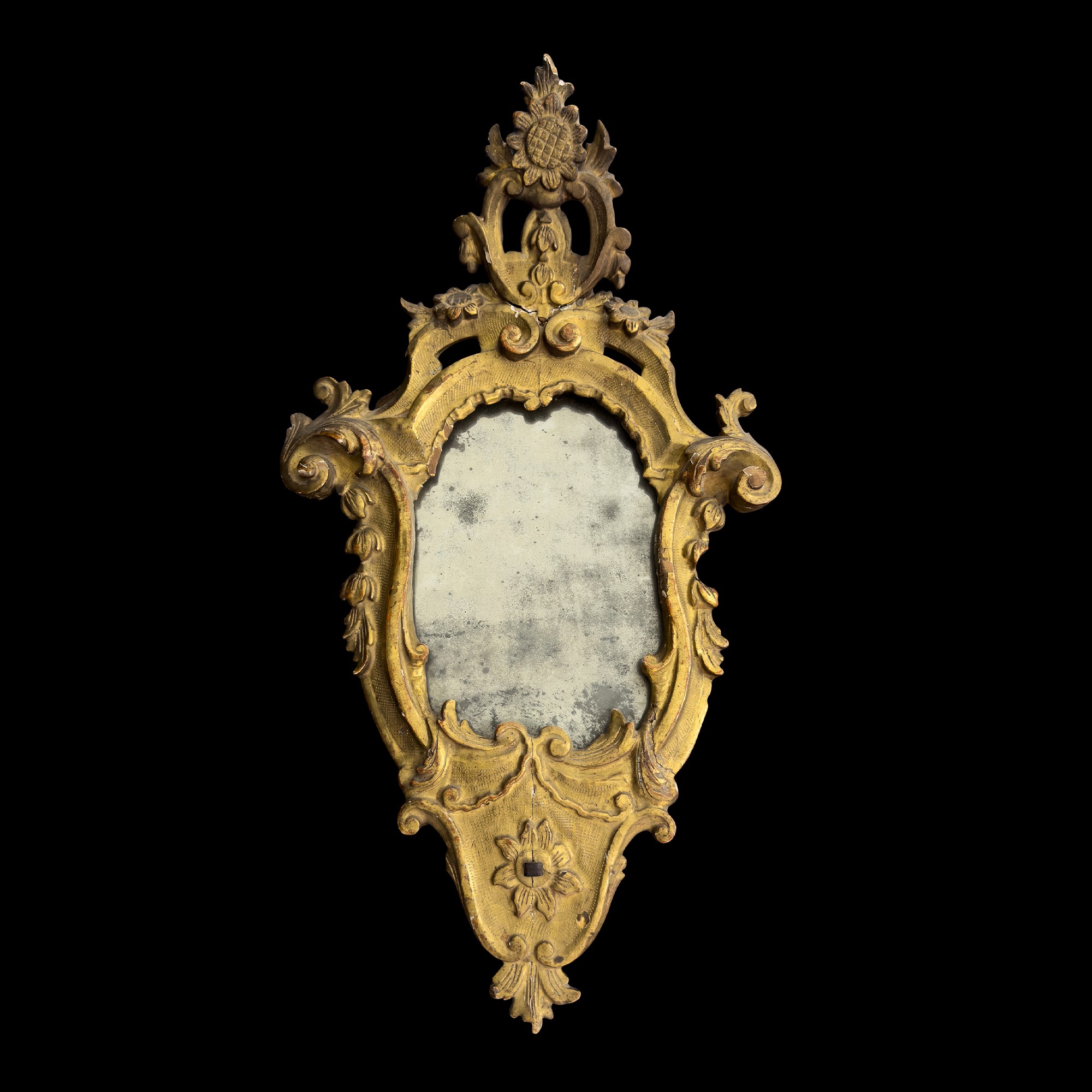 Coppia di ventole in legno dorato e scolpito, Venezia, XVIII/XIX secolo