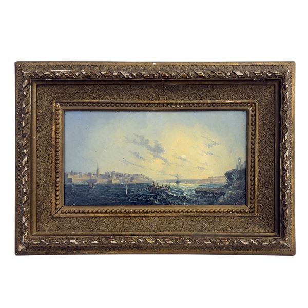 Malta, Veduta de La Valletta, inizi del XX secolo