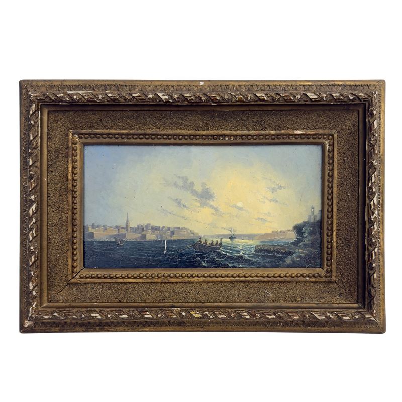 Malta, Veduta de La Valletta, inizi del XX secolo