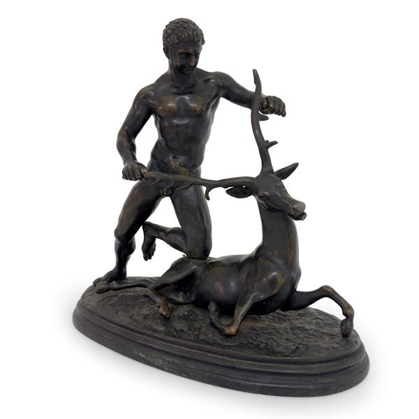 Gruppo in bronzo patinato, inizi del XIX secolo