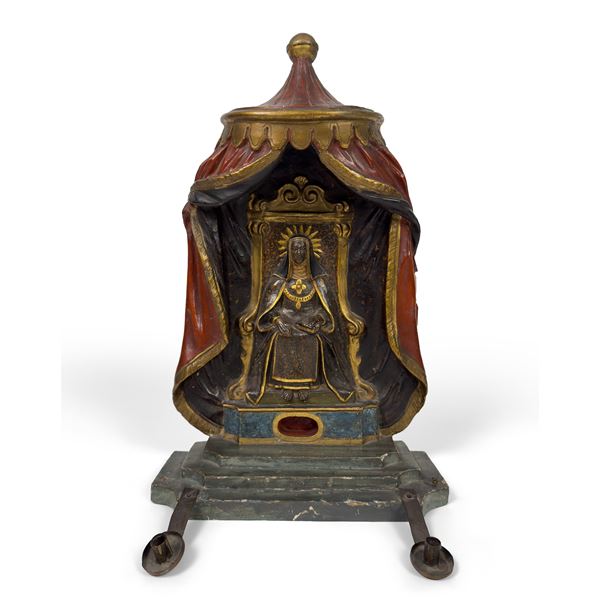 Altarolo in cartapesta, Spagna, XVIII secolo