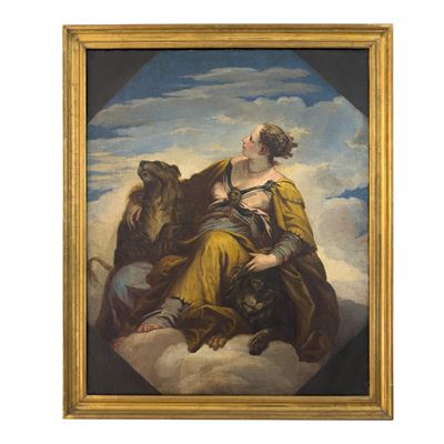 Giovanni Battista Zelotti (attr.), Allegoria di Venezia, olio su tela