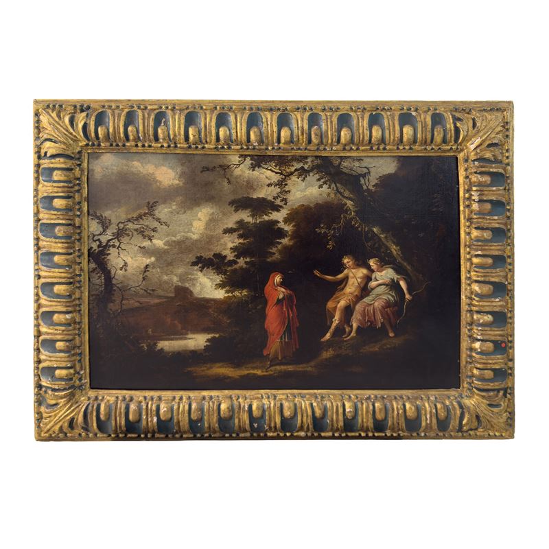 Pittore veneto del XVIII secolo, Diana e Apollo