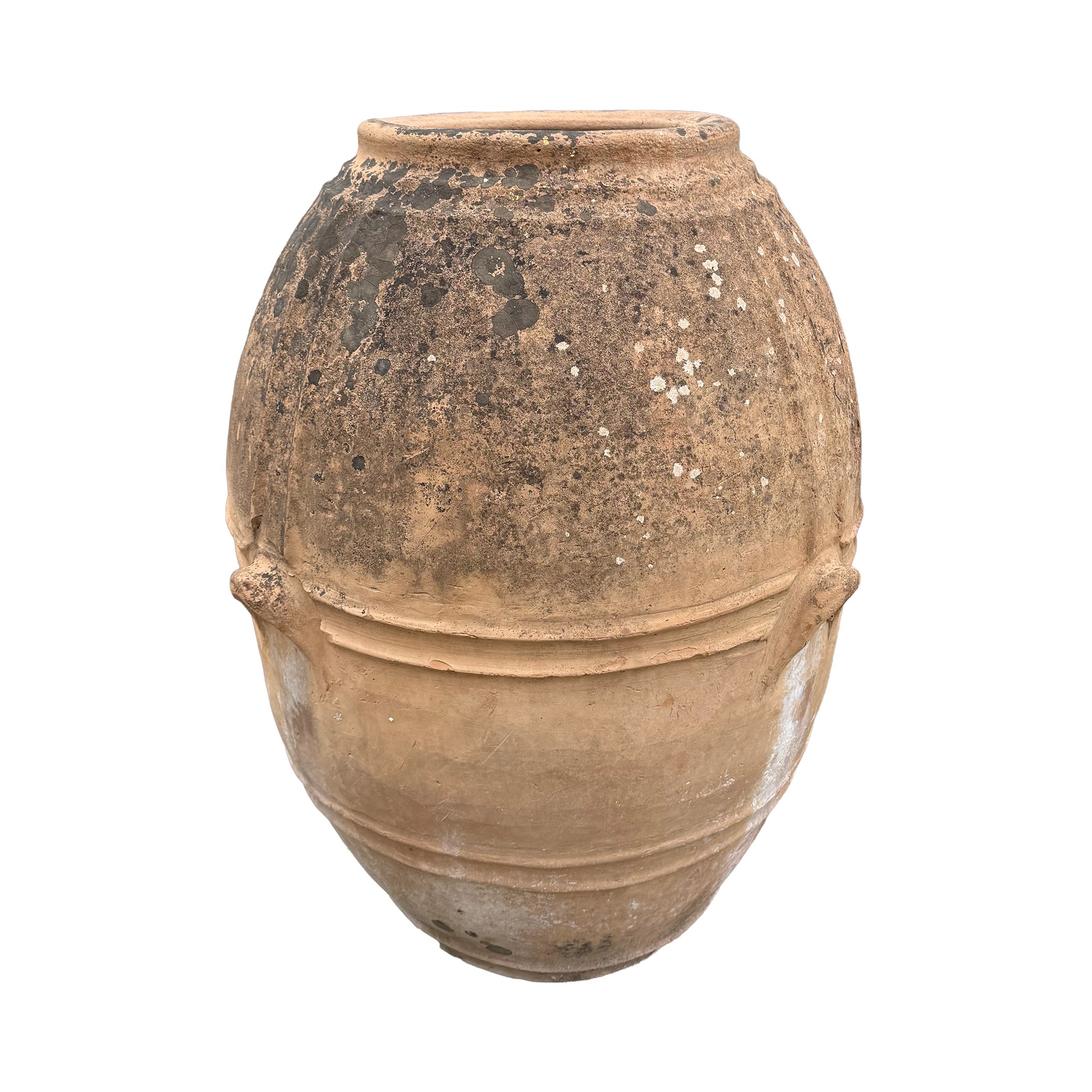 Due orci in terracotta, altezza cm. 100 e cm. 120