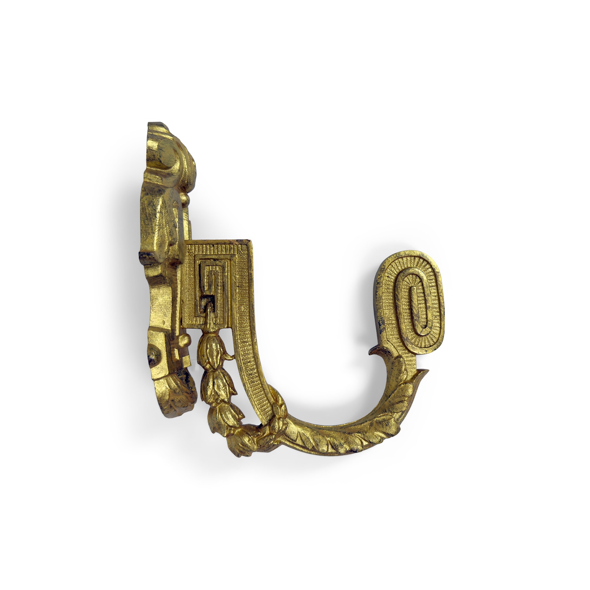 Quattro porte embrasse in bronzo dorato, stile Luigi XVI