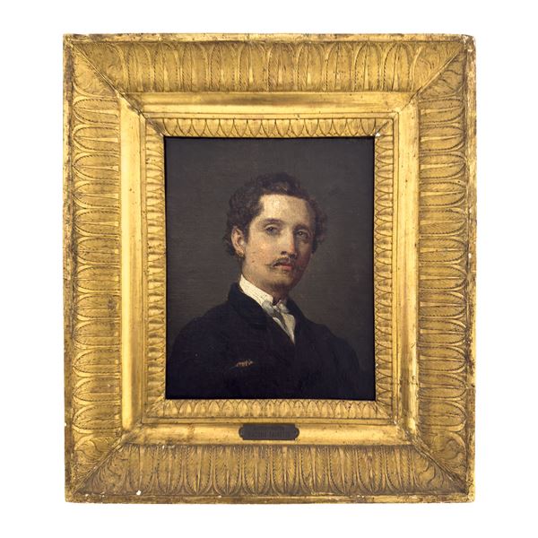 Giacomo Favretto (attr.)  (Venezia 1849 - 1887)  - Asta È tempo di attesa - Bolli & Romiti - Casa d'Aste in Roma