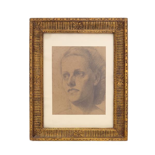 Volto femminile, inizi del XX secolo