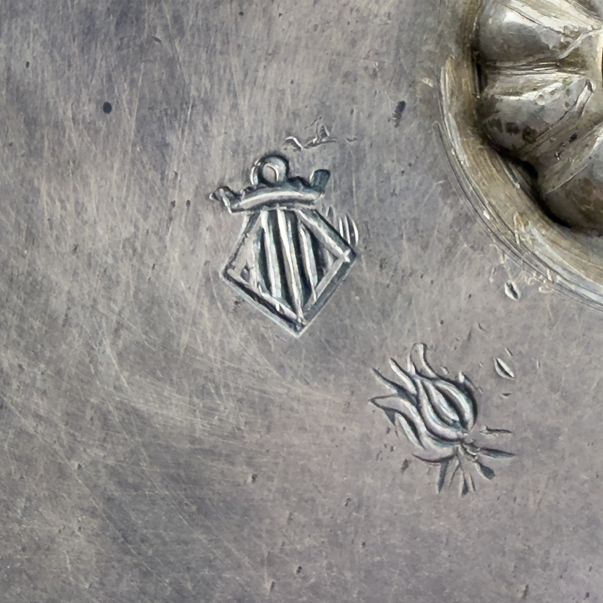 Tankard in argento, argento dorato e avorio, Germania, XIX secolo