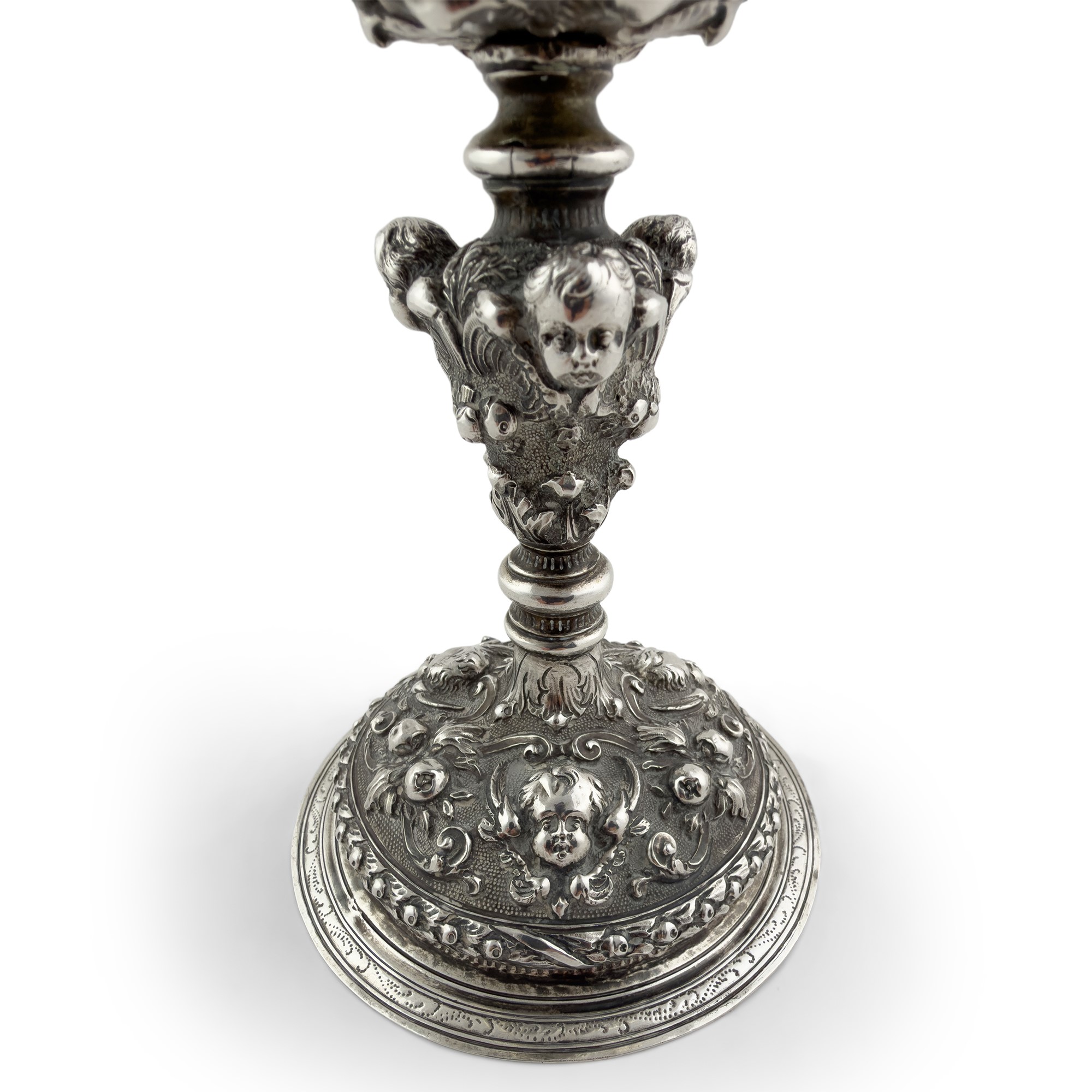 Calice in argento e argento dorato, Luneburg, 1650 circa