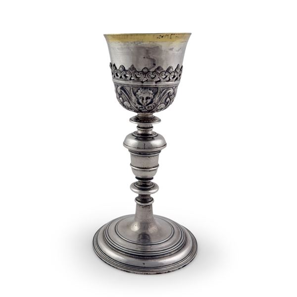Calice in argento e argento dorato, probabilmente Venezia, inizi del XVIII secolo