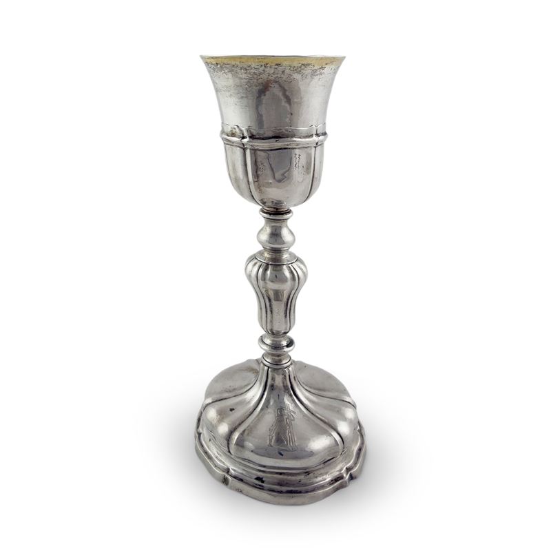 Calice in argento e argento dorato, probabilmente Venezia, periodo Luigi XIV