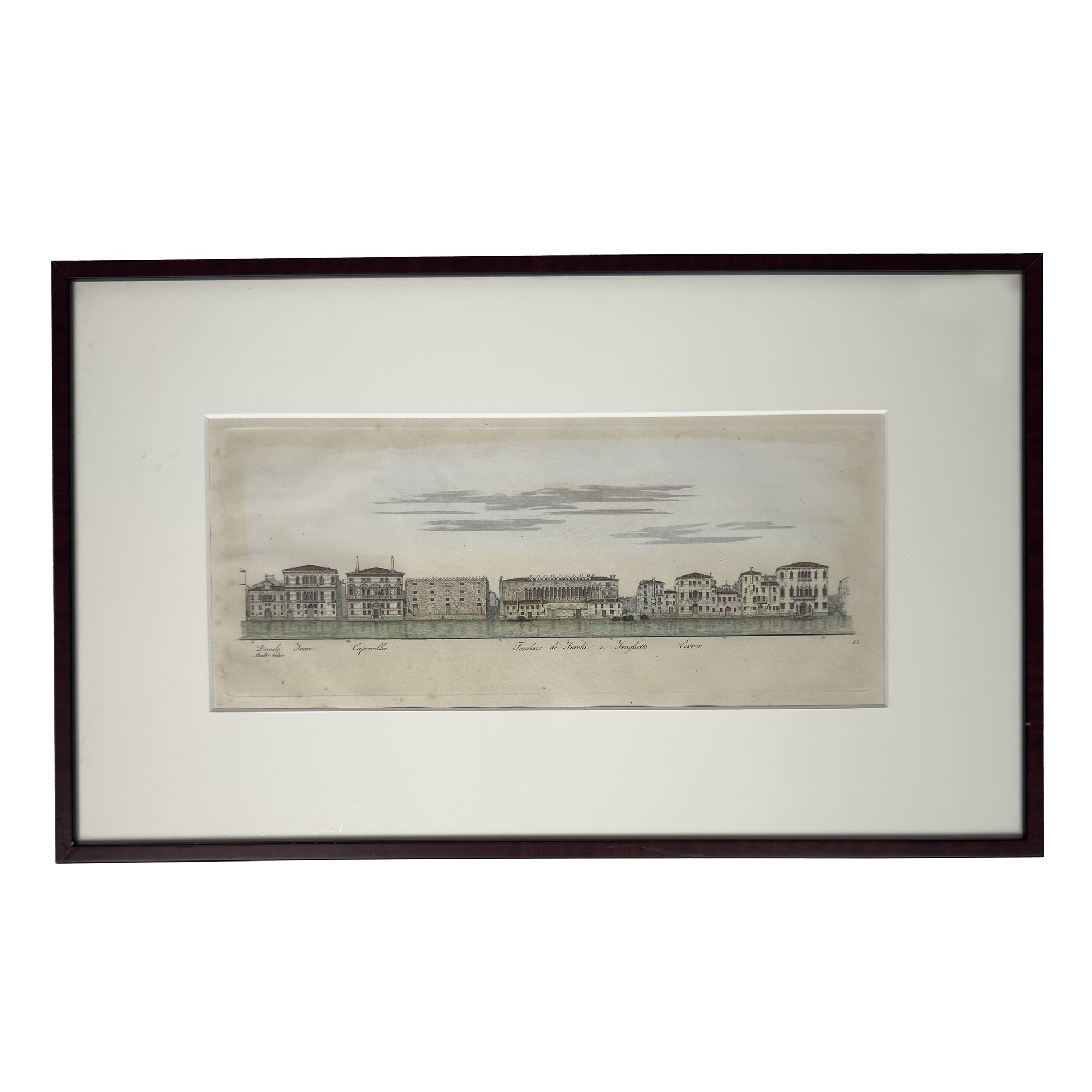 Antonio Quadri, Il Canal Grande di Venezia - Venticinque incisioni acquarellate, 1828