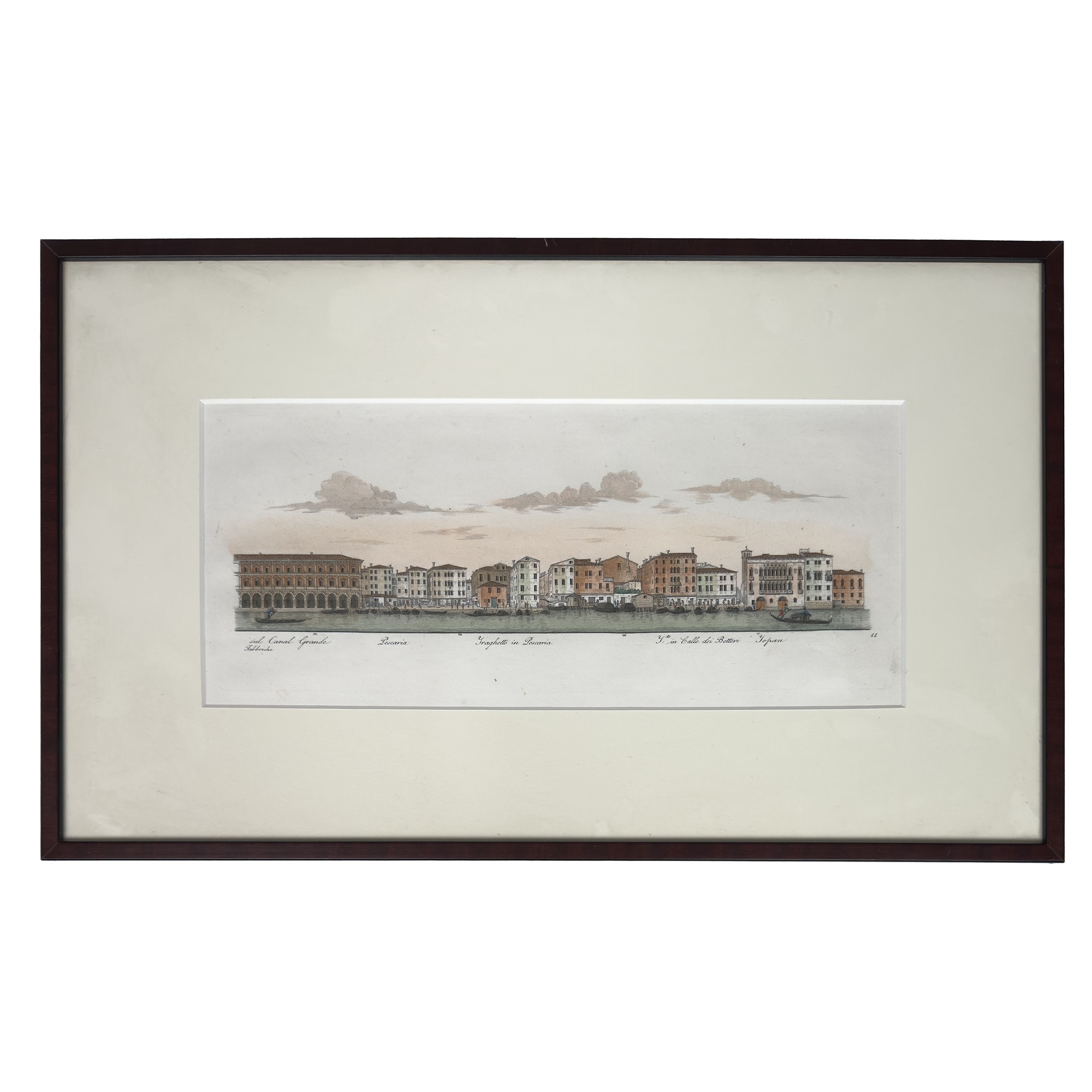 Antonio Quadri, Il Canal Grande di Venezia - Venticinque incisioni acquarellate, 1828