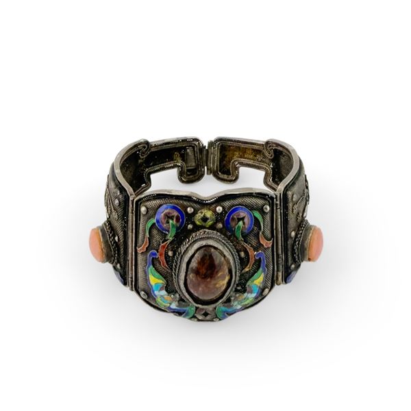 Bracciale in filigrana d'argento, Cina, XVIII secolo