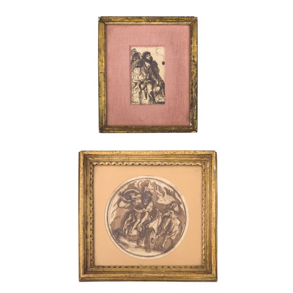 Lotto di tre disegni, XVIII-XIX secolo