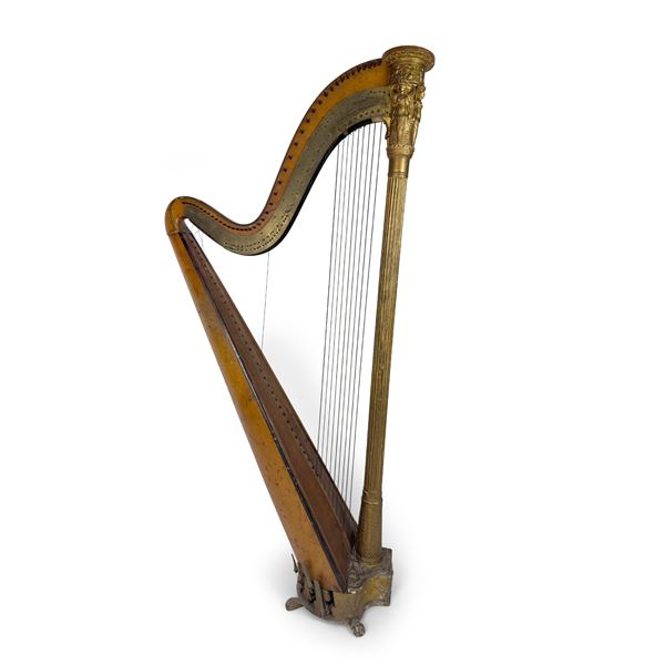 Arpa in ciliegio, Sebastian Erard (1752-1831), Londra, primo quarto del XIX secolo