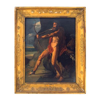 Pittore neoclassico della fine del XVIII secolo, Filottete, olio su tela