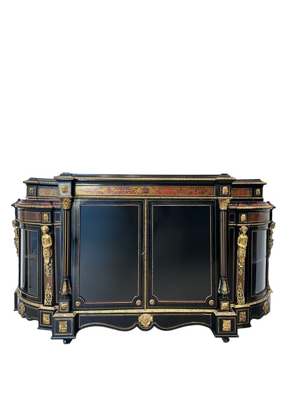 Servante in legno ebanizzato, Inghilterra, Collier & Plucknett, ultimo quarto del XIX secolo