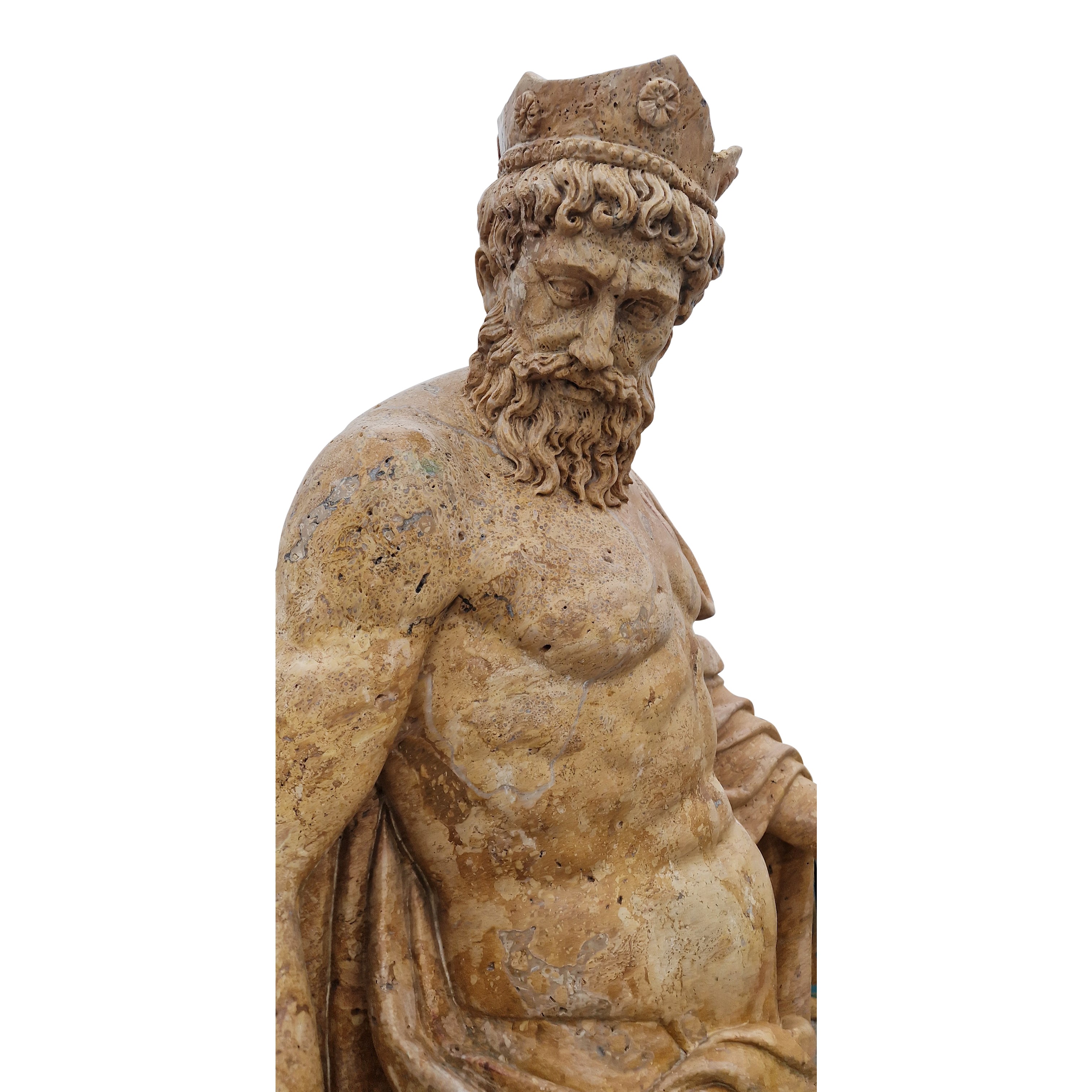 Le Quattro Stagioni, quattro grandi sculture in travertino