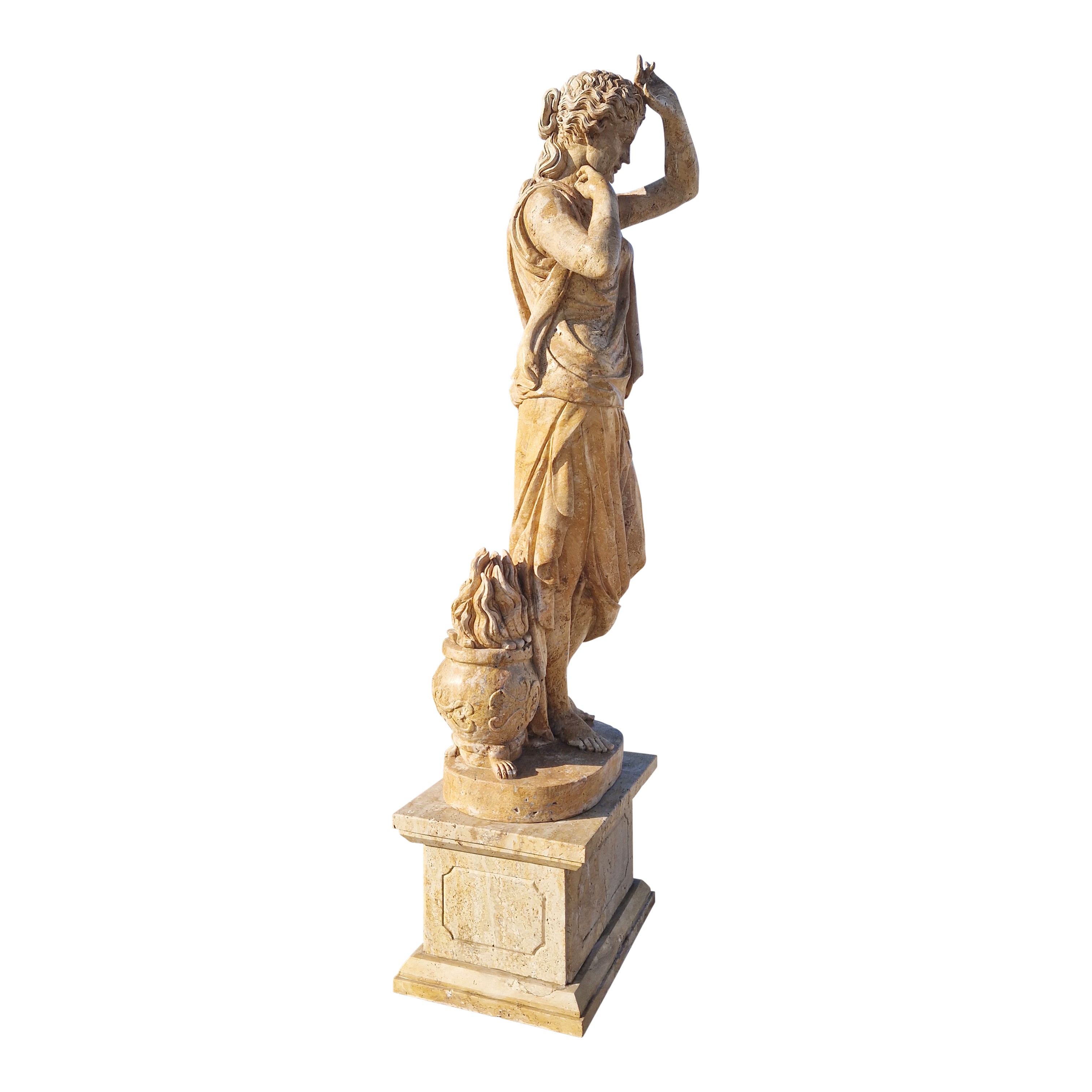 Le Quattro Stagioni, quattro grandi sculture in travertino