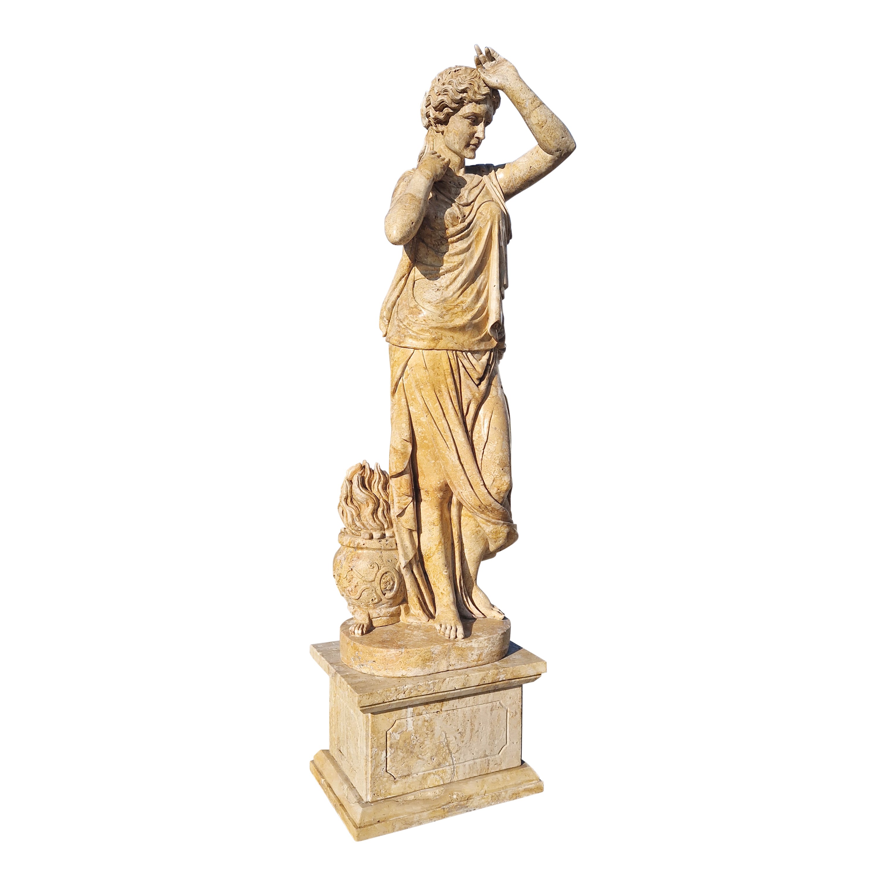 Le Quattro Stagioni, quattro grandi sculture in travertino