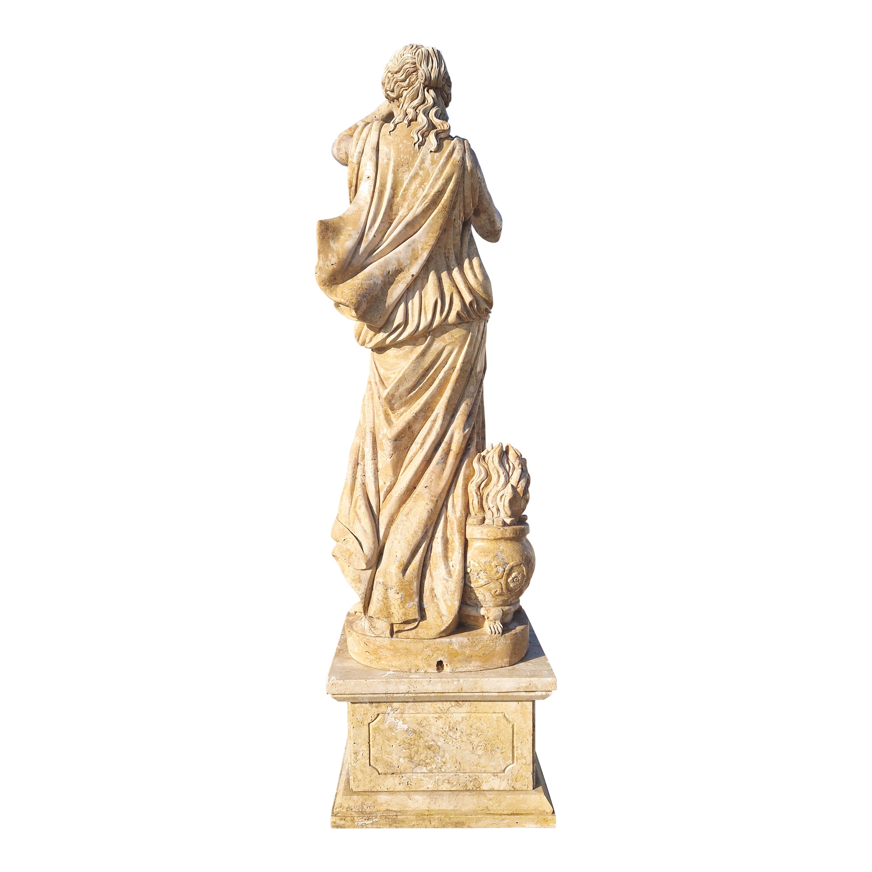 Le Quattro Stagioni, quattro grandi sculture in travertino
