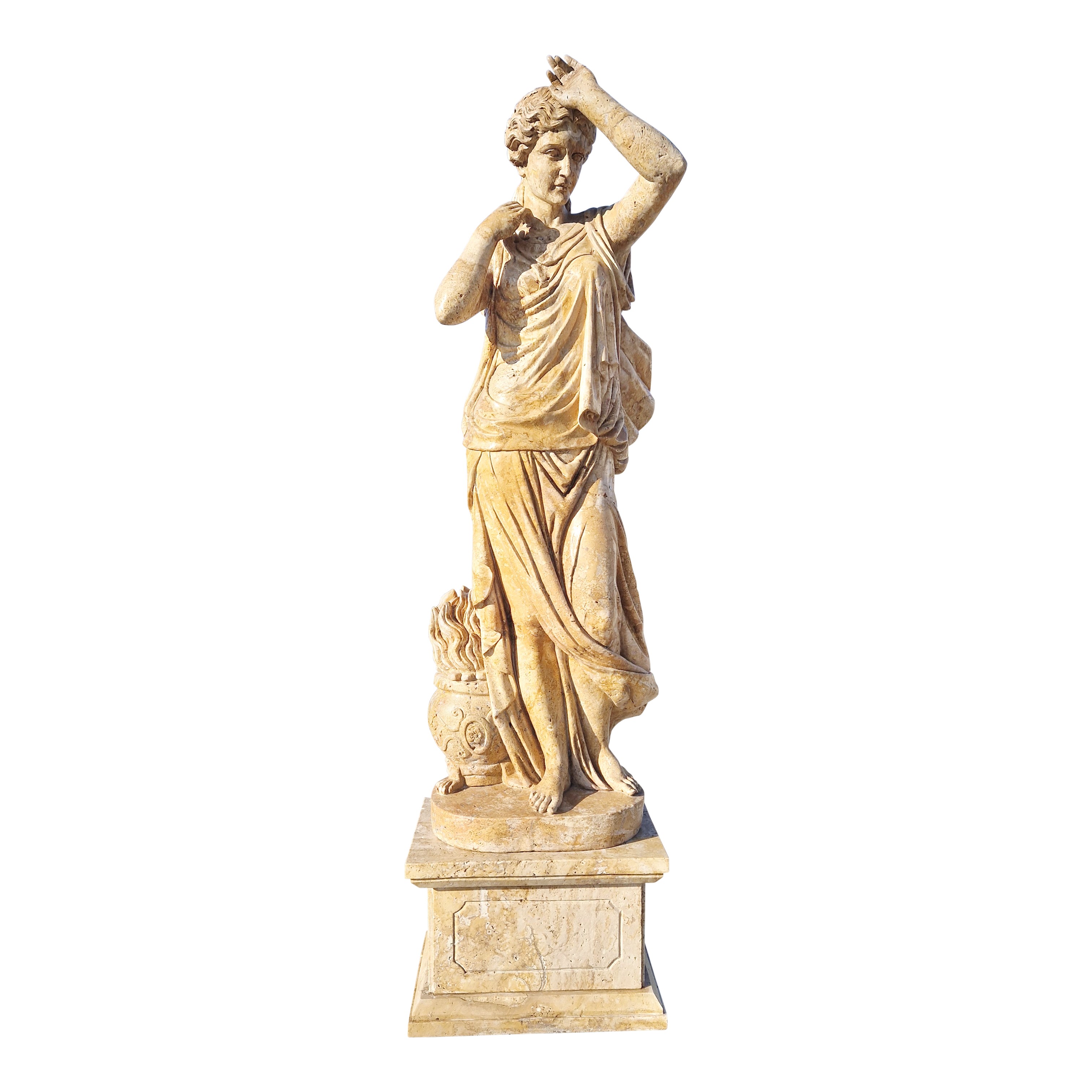 Le Quattro Stagioni, quattro grandi sculture in travertino