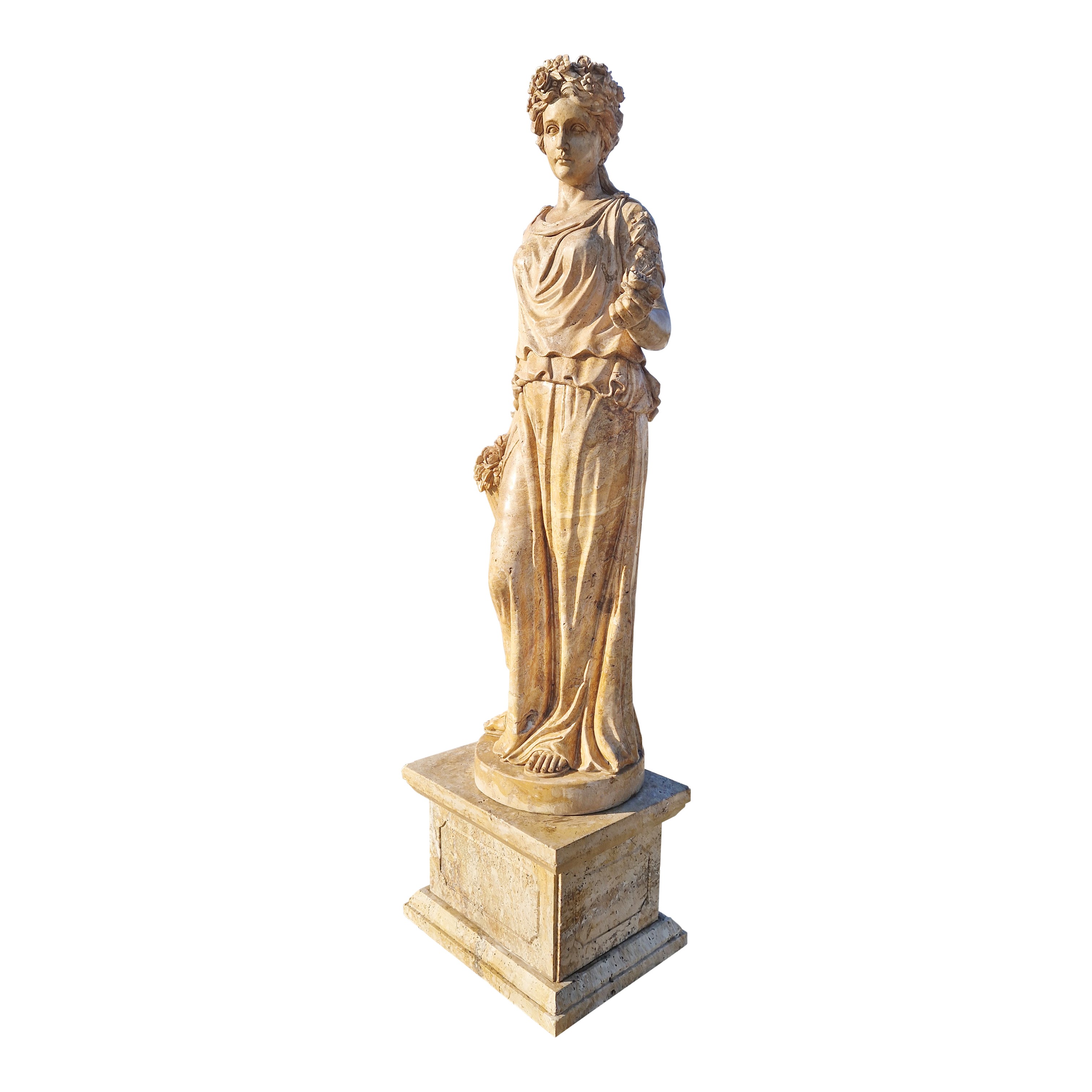 Le Quattro Stagioni, quattro grandi sculture in travertino