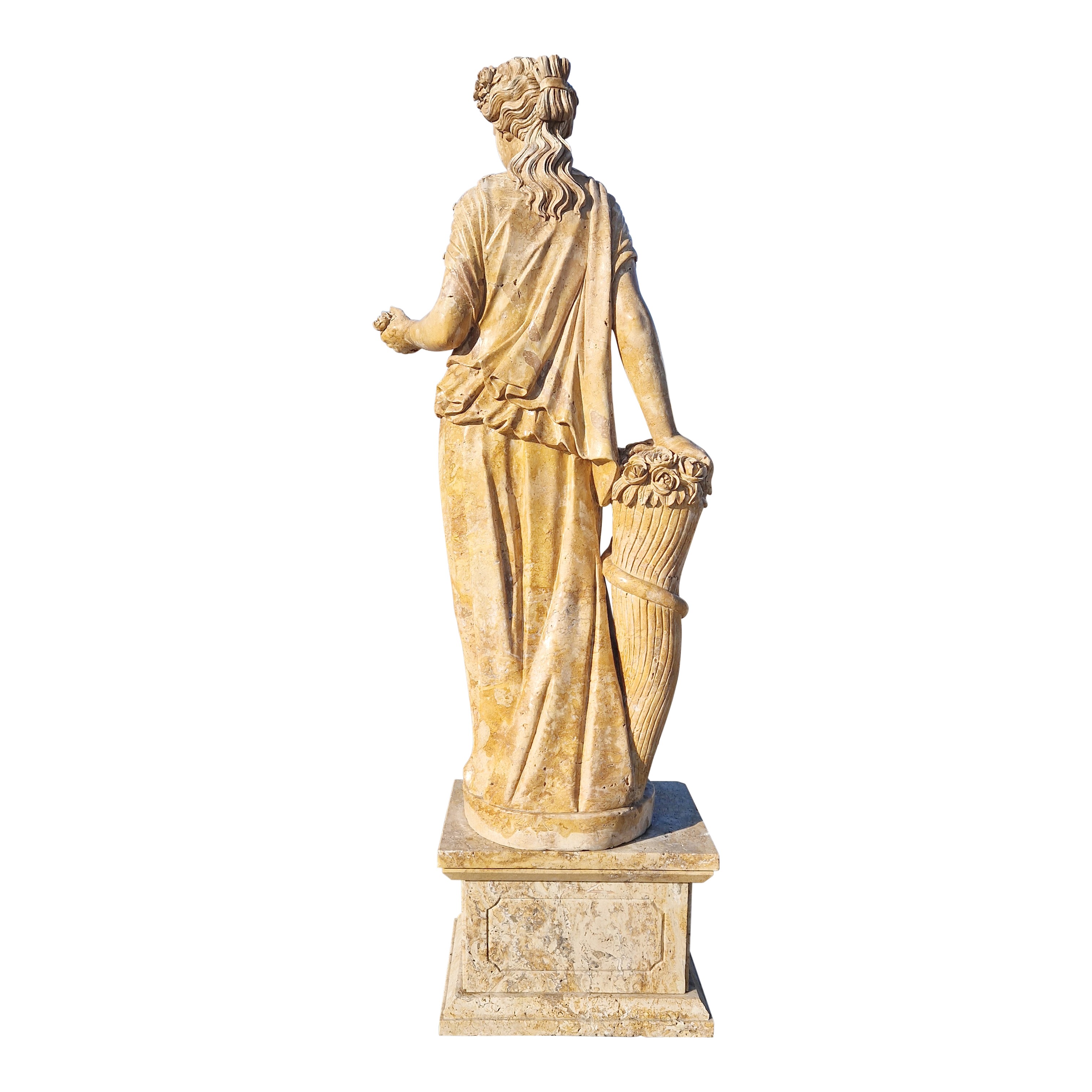 Le Quattro Stagioni, quattro grandi sculture in travertino