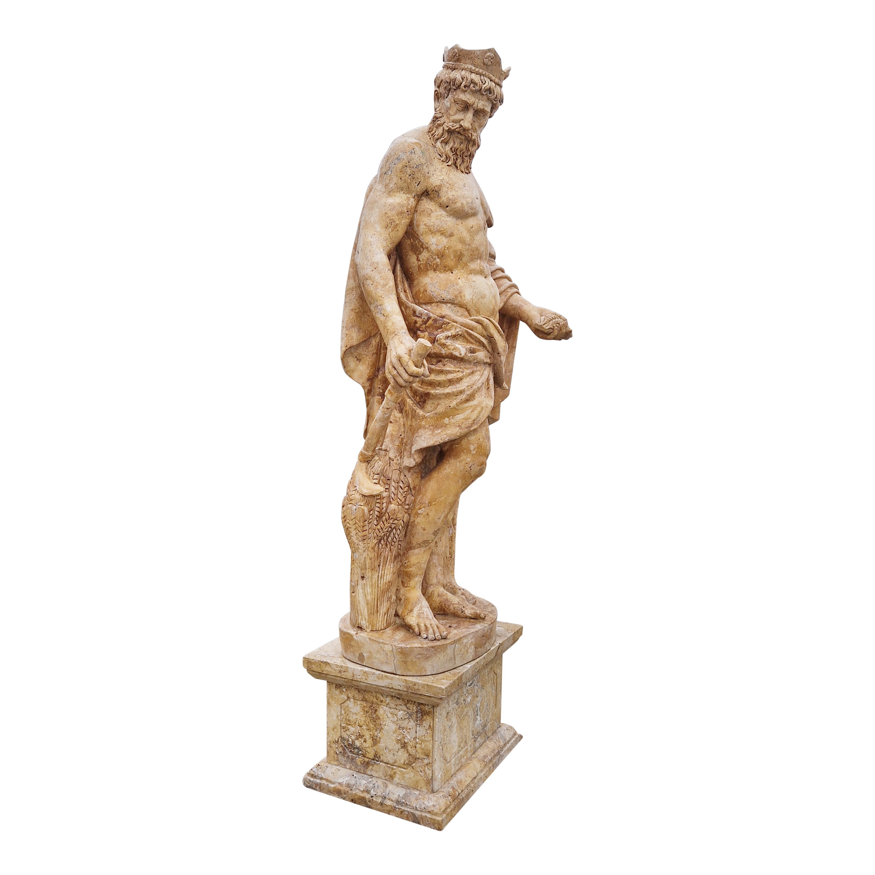 Le Quattro Stagioni, quattro grandi sculture in travertino