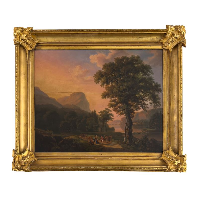 Maximilien Lambert Gelissen (attribuito), L'Esortazione alla Pace, olio su tavola