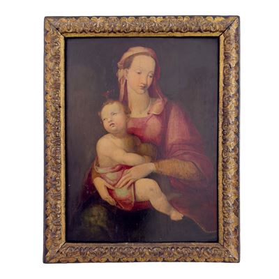 Pittore toscano del XVI secolo, Madonna con Bambino