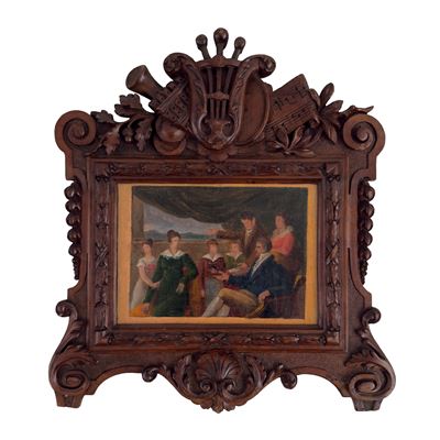 Pittore degli inizi del XIX secolo, Ritratto di famiglia