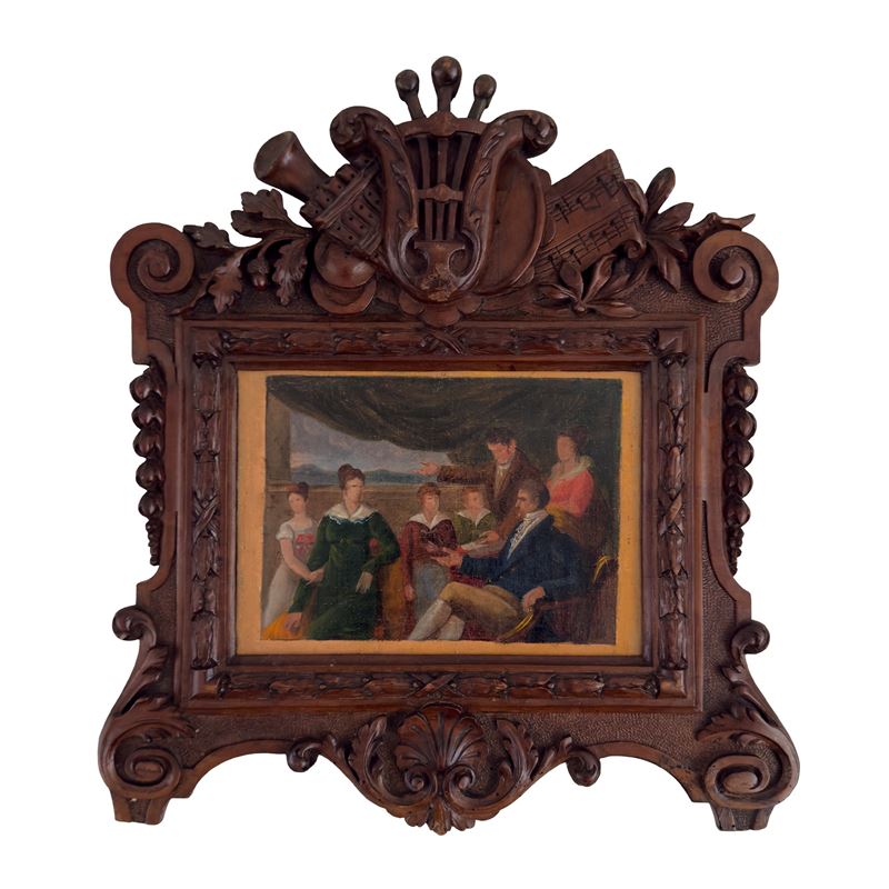 Pittore degli inizi del XIX secolo, Ritratto di famiglia