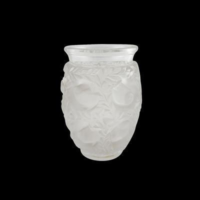 Lalique, Vaso 'Bagatelle' in cristallo satinato