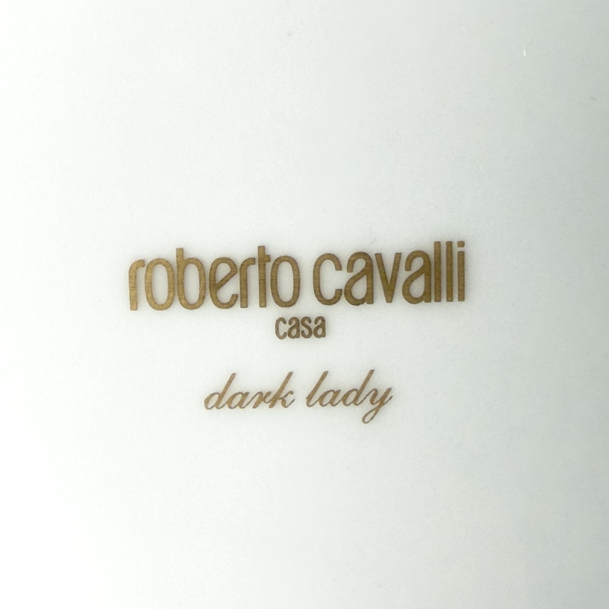 Roberto Cavalli, Nove piatti da frutta Dark Lady in porcellana policroma