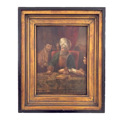Pittore fiammingo del XVIII secolo, Il prestasoldi